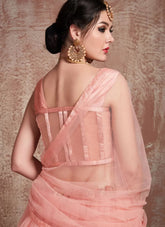 Peach Color Lehenga